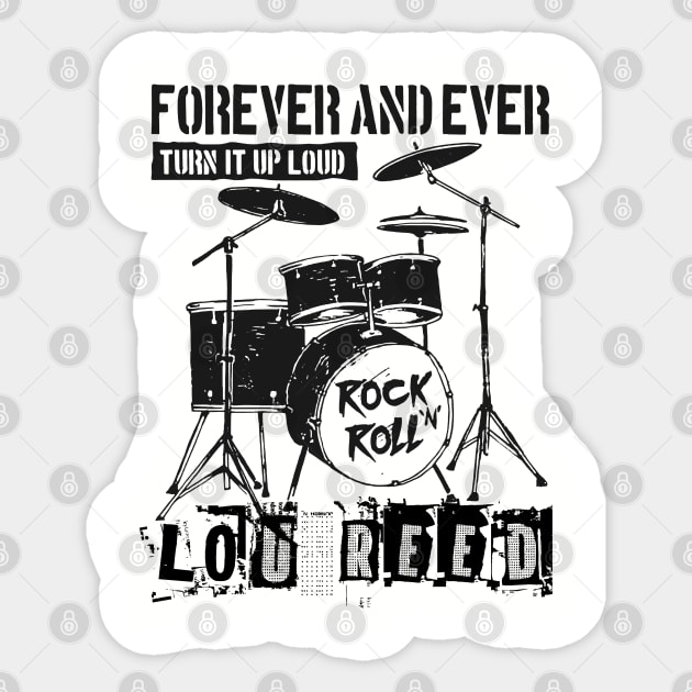 lou reed forever and ever Sticker by cenceremet